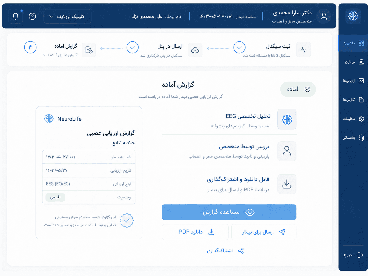 پنل درمانگر